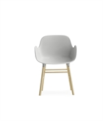 390007 Form armchair grå fra Normann Copenhagen forfra - Fransenhome